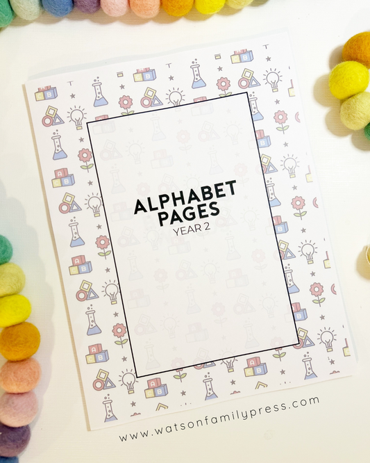 Alphabet Pages Year Two
